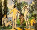 Bañistas 2 Paul Cezanne Desnudo impresionista